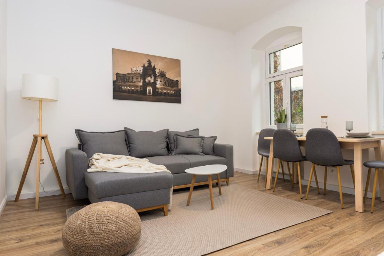 Design 2R Apartment Dresden Neustadt - Garten - Elbnahe - Airport Экстерьер фото